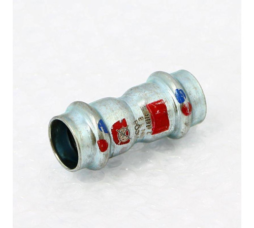 Муфта надвижная пресс Viega Prestabo Labs-free 18 мм оцинкованная сталь 715670