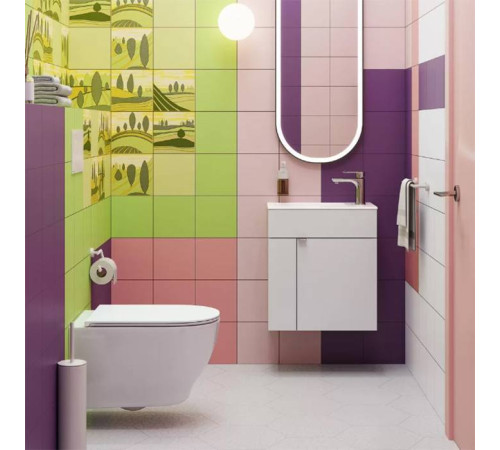 Унитаз подвесной Kerama Marazzi Modula безободковый белый глянцевый MO.wc.02