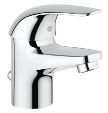 Смеситель для раковины GROHE Euroeco с донным клапаном хром 23262000