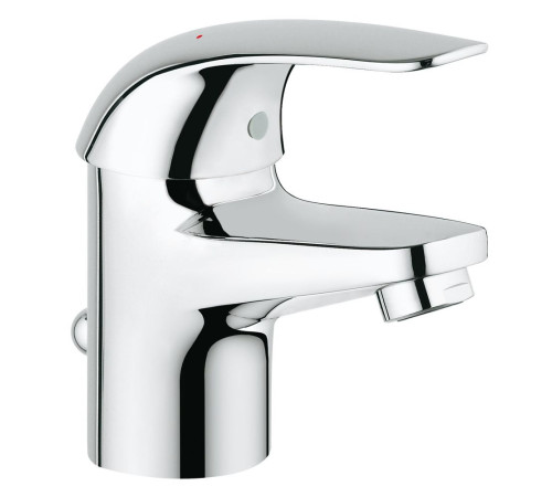 Смеситель для раковины GROHE Euroeco с донным клапаном хром 23262000