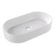 Раковина накладная Alice Ceramica Spy Oval 65x36x12 см белый глянцевый 34240101