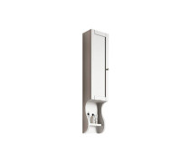 Шкафчик подвесной левый EBAN Style 102x23x16 см с открытой полкой белый FPNSG023SB