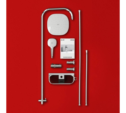 Душевая система DORFF Prime с тропическим душем D0740000