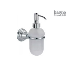 Диспенсер для жидкого мыла подвесной Migliore Casablanca сатиновое стекло хром CA12751