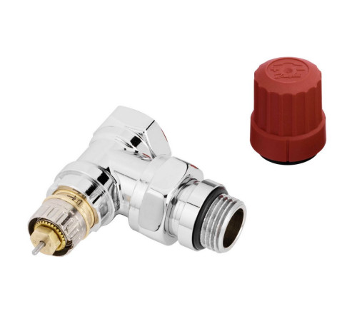 Клапан терморегулирующий Danfoss RA-NCX DN15 угловой хромированный 013G4247