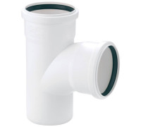 Тройник канализационный REHAU RAUPIANO Plus 87° 160/110 мм 11240691001