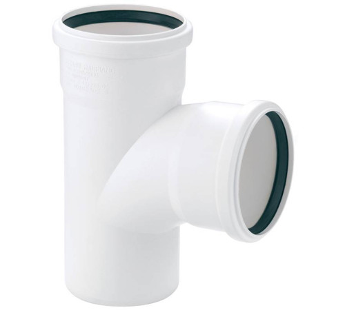 Тройник канализационный REHAU RAUPIANO Plus 87° 160/110 мм 11240691001
