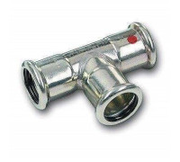 Тройник из углеродистой стали SANHA SANHA-Therm 54x22x54 мм пресс 124130542254