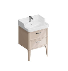 Тумба подвесная Kerama Marazzi Pompei 60 см 2 ящика камео бежевый глянцевый PO.N.60.2\CAM