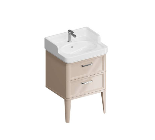 Тумба подвесная Kerama Marazzi Pompei 60 см 2 ящика камео бежевый глянцевый PO.N.60.2\CAM