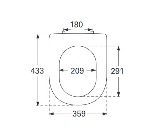 Сиденье для унитаза Villeroy & Boch Subway 2.0 с микролифтом белый 9M68S101
