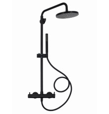 Душевая система Aquanet AQM 8001MB матовый черный AQM8001MB