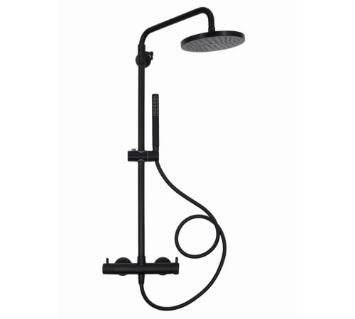 Душевая система Aquanet AQM 8001MB матовый черный AQM8001MB
