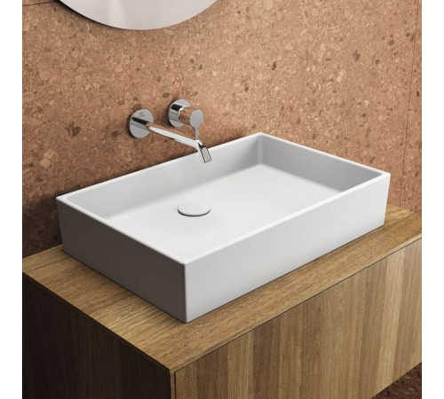 Раковина накладная Ideal Standard Extra 60x40x12.5 см без отверстия белая T374001
