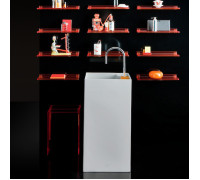 Раковина Laufen Kartell 37.5х43.5х90 см 1 отверстие напольная без перелива белая 8.1133.1.000.111.1