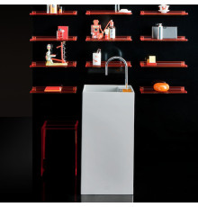 Раковина Laufen Kartell 37.5х43.5х90 см 1 отверстие напольная без перелива белая 8.1133.1.000.111.1