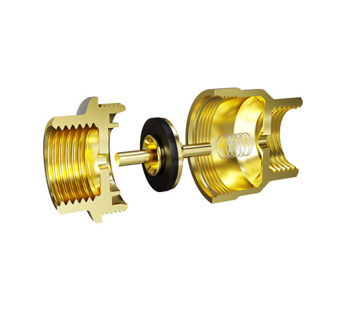 Клапан обратный пружинный LD Pride 58.15.В-В 1/2 латунный LD58