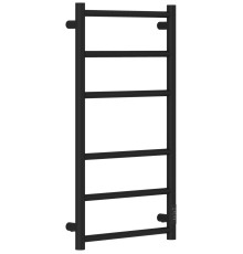 Полотенцесушитель электрический Стилье Формат 27 43.2х80 см прямая правое подключение чёрный матовый 31528-8040