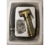 Гигиенический душ со шлангом и кронштейном Welia бронза WL002