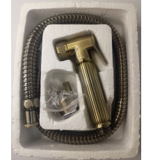 Гигиенический душ со шлангом и кронштейном Welia бронза WL002