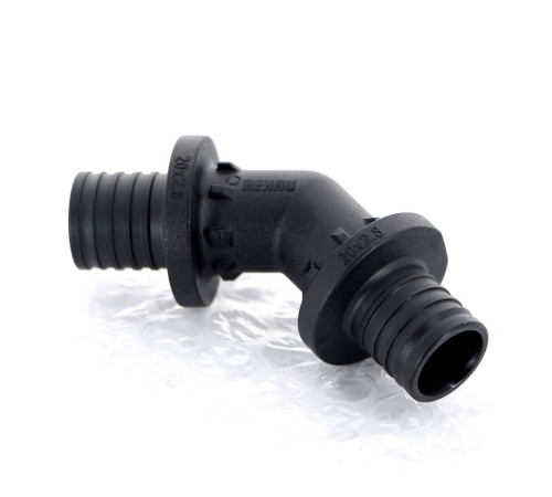 Угольник 45 градусов REHAU Rautitan PX надвижной полимерный 20 мм 160052