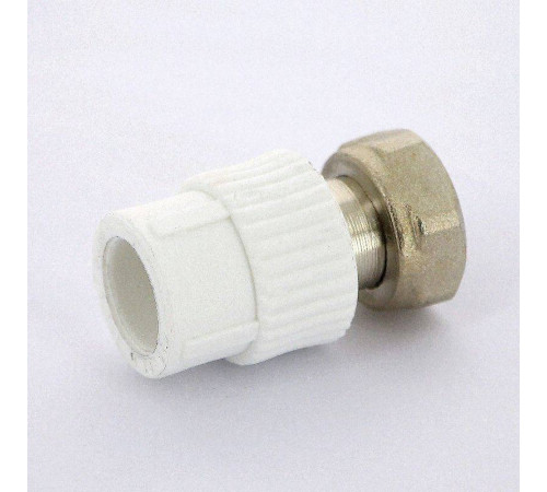 Муфта Pro Aqua полипропиленовая с накидной гайкой ВР 20 мм x 3/4 PA29010