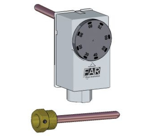 Термостат с погружным датчиком FAR 10-90 °C FA 7956