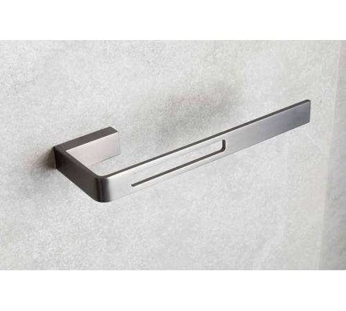 Держатель для туалетной бумаги Boheme Q shine gun metal 10945-SGM