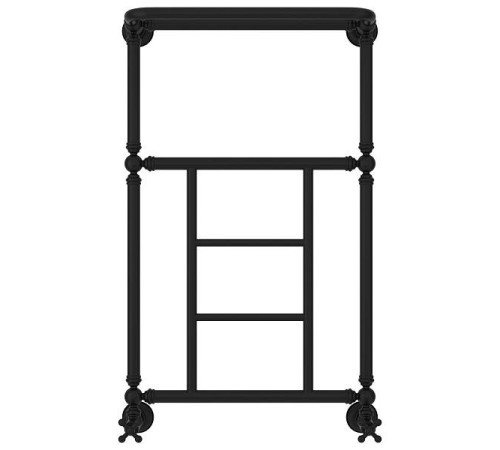 Полотенцесушитель водяной Сунержа Ренессанс 500x860 мм матовый черный 31-0282-8650