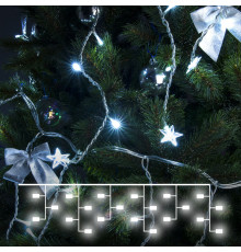 Гирлянда бахрома белый 1,80,5м IP20 100-002 белый