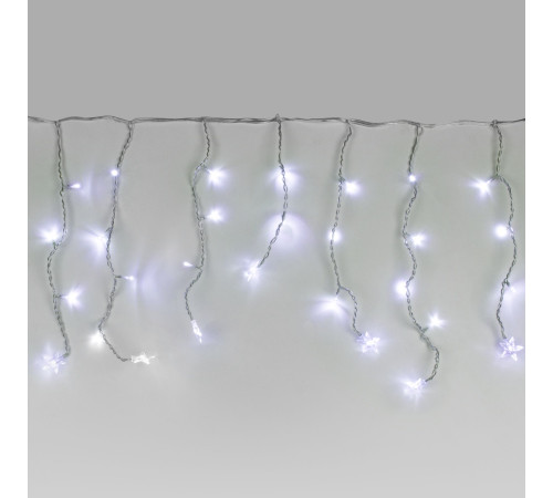 Гирлянда бахрома белый 1,80,5м IP20 100-002 белый