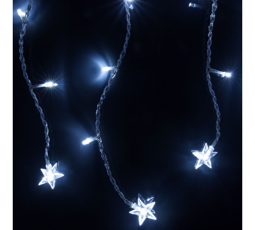 Гирлянда бахрома белый 1,80,5м IP20 100-002 белый