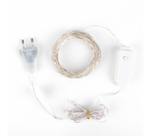 Гирлянда нить quotросаquot белый 10М IP20 400-009