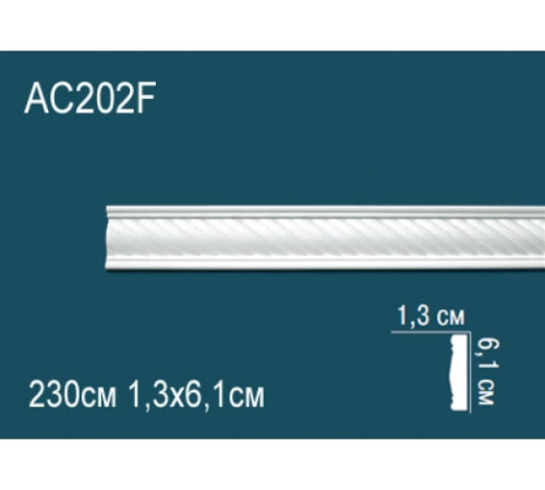 Молдинг гибкий Perfect полиуретановый с орнаментом AC202F