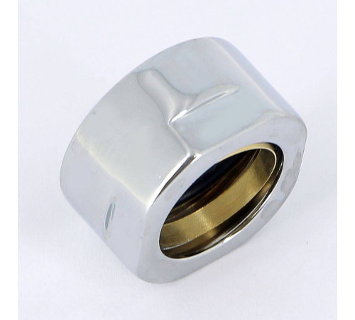 Соединитель для медной трубы Carlo Poletti 18 мм хром A58411B