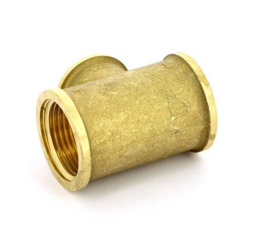 Тройник латунный Tiemme 1x3/4x1 ВР 1500087