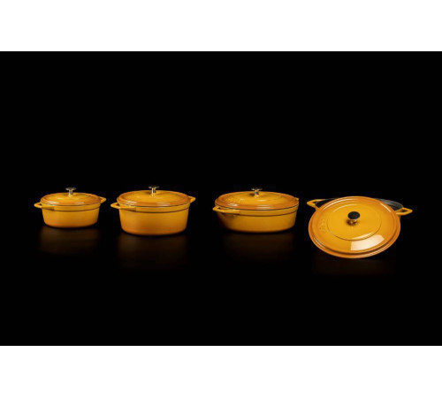 Кастрюля низкая Hascevher Esila 28 см Yellow A892528