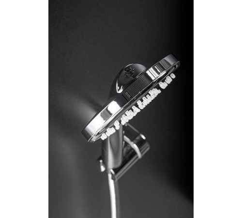 Душевая стойка с верхним душем Boheme Spectre gun metal 458-GM