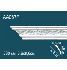 Карниз потолочный полиуретановый гибкий Perfect AA087F