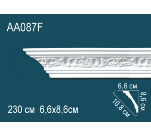 Карниз потолочный полиуретановый гибкий Perfect AA087F