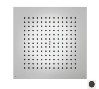 Верхний душ Bossini Dream Cube 470х470 мм потолочный черный матовый H38459.073