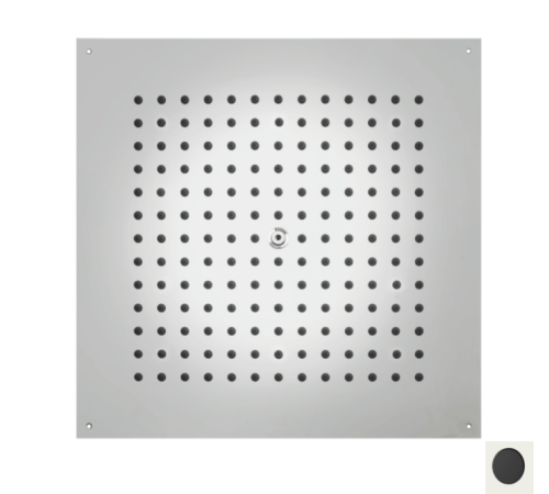 Верхний душ Bossini Dream Cube 470х470 мм потолочный черный матовый H38459.073