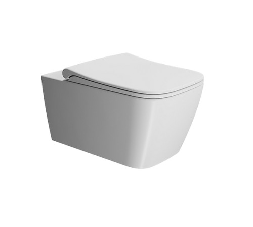 Сиденье для унитаза GSI Nubes Soft Close белое матовое MS96C09