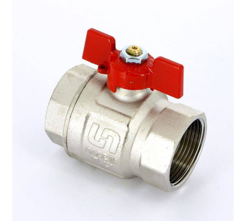 Кран шаровой Uni-Fitt 110T полнопроходной ВВ 1 1/4 бабочка 110T5000