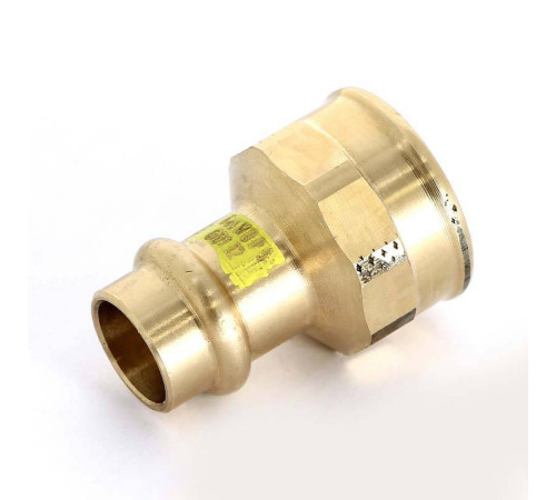 Муфта пресс с внутренней резьбой Viega Profipress G 15x3/4 бронза 346386