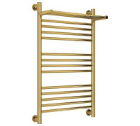 Полотенцесушитель водяной Сунержа Богема+ с 1 полкой 500x800 мм золото 03-0223-8050