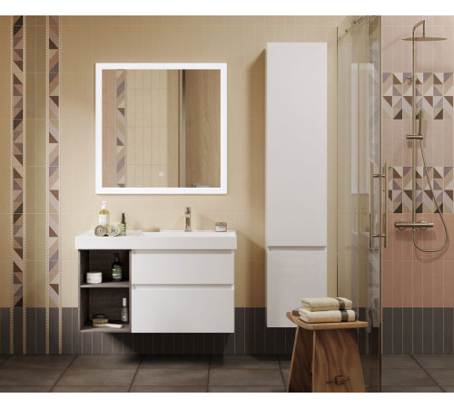 Раковина подвесная Kerama Marazzi CUBO 90 правая белая глянцевая CU.wb.90rh