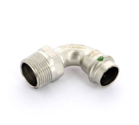 Угол пресс-Н нержавеющая сталь Viega Sanpress Inox 18x3/4 436919