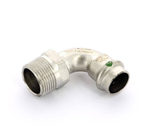 Угол пресс-Н нержавеющая сталь Viega Sanpress Inox 18x3/4 436919