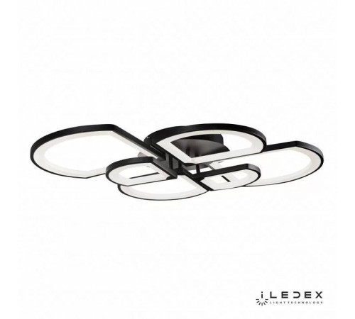 Потолочная люстра iLedex River черная 6882/6 BK
